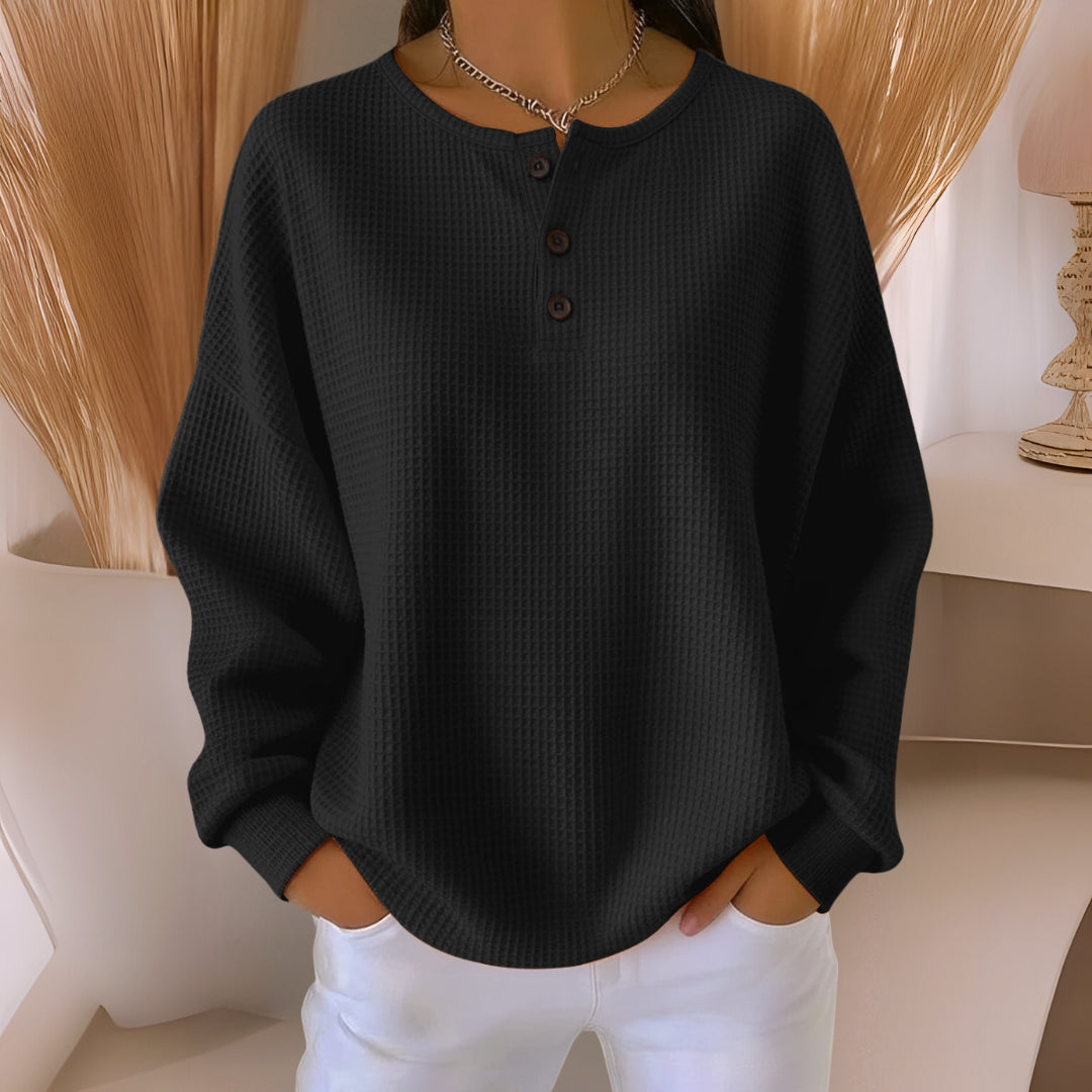 Anne™ | Lässiges Sweatshirt mit Kragen