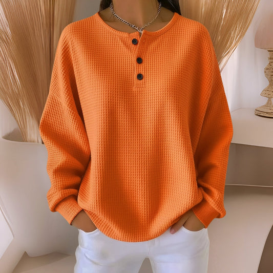 Anne™ | Lässiges Sweatshirt mit Kragen