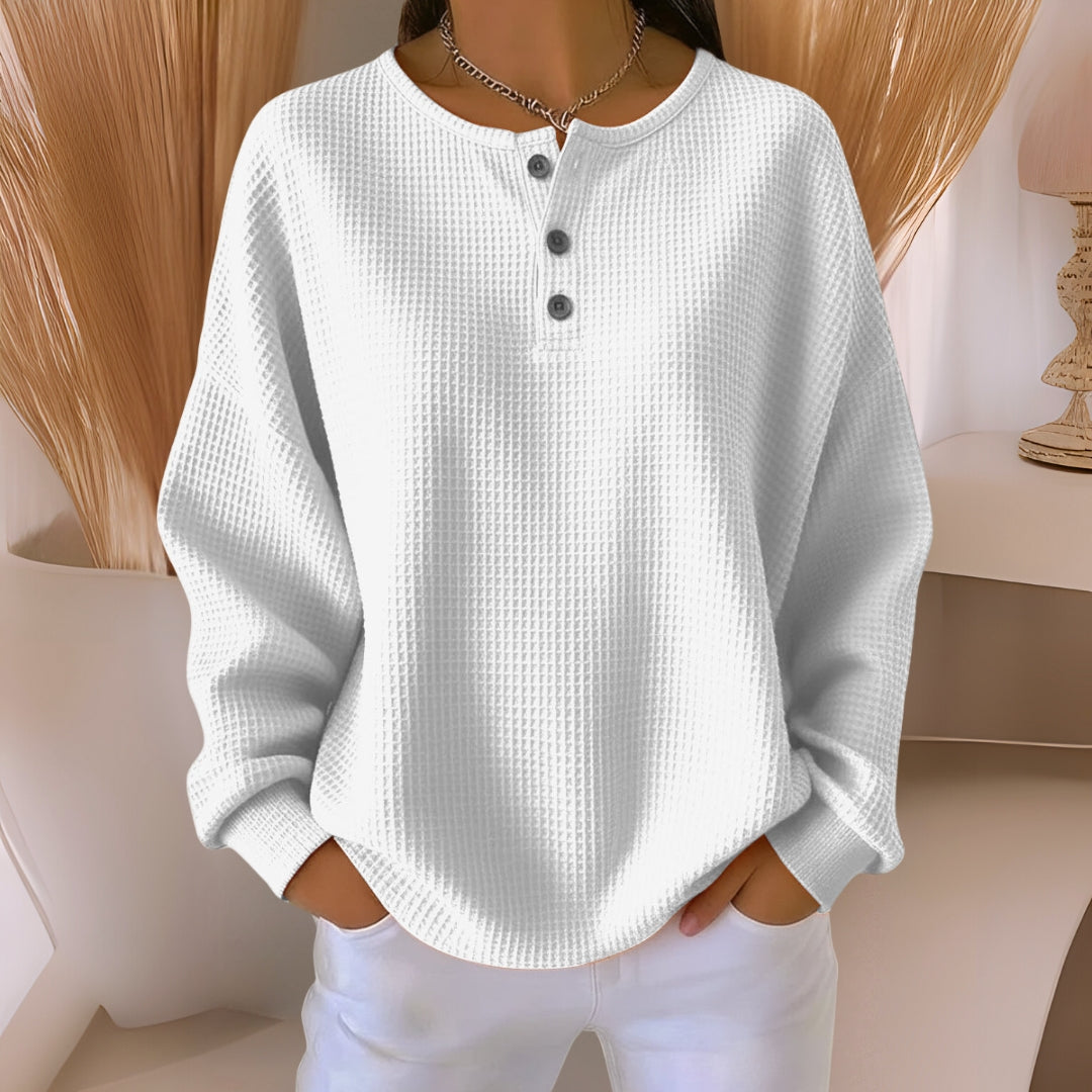 Anne™ | Lässiges Sweatshirt mit Kragen