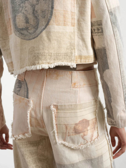 Luna Moda | Jeansy z Szerokimi Nogawkami i Wysokim Stanem