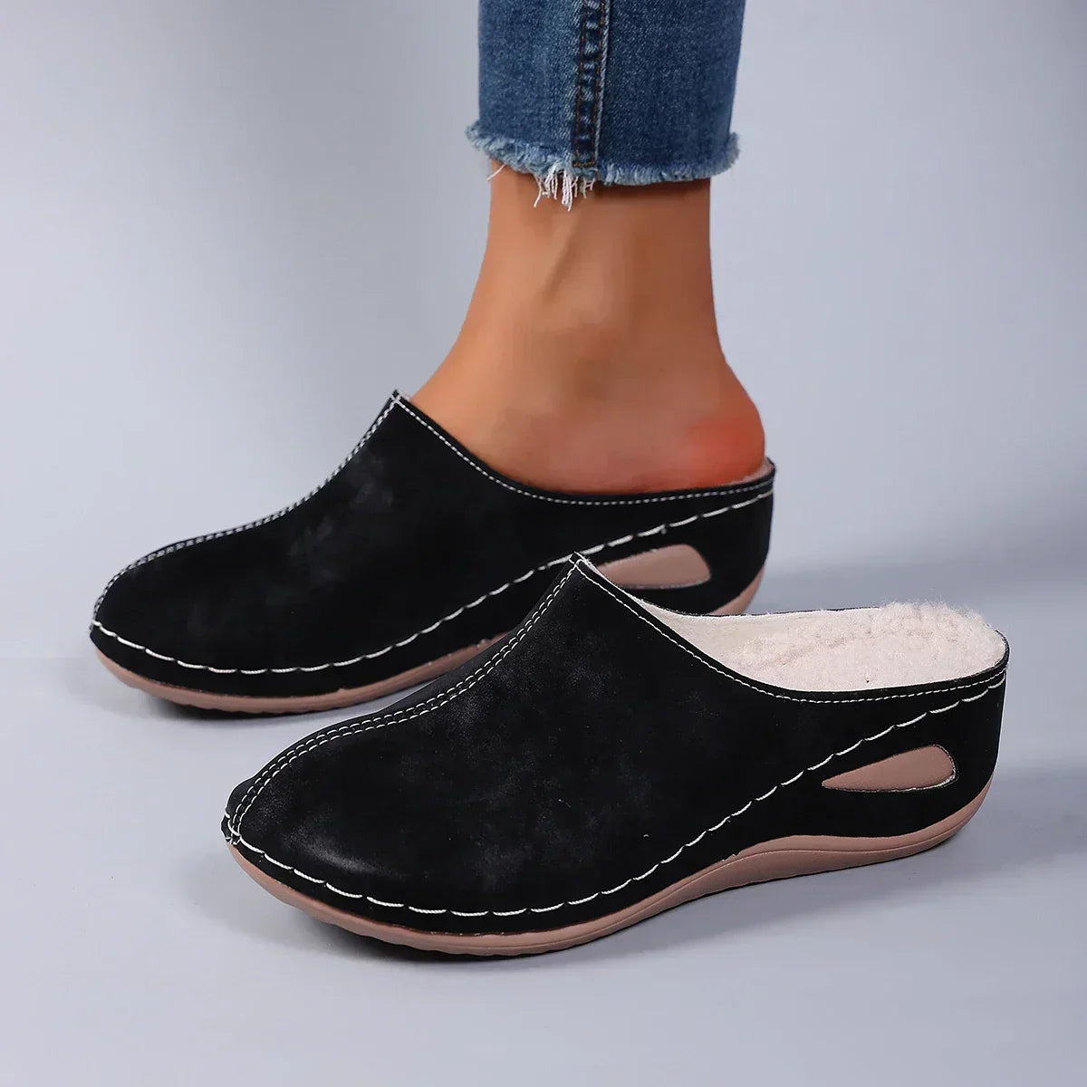 Ingrid™ | Orthopädischen Hausschuhen mit zeitlosem Design