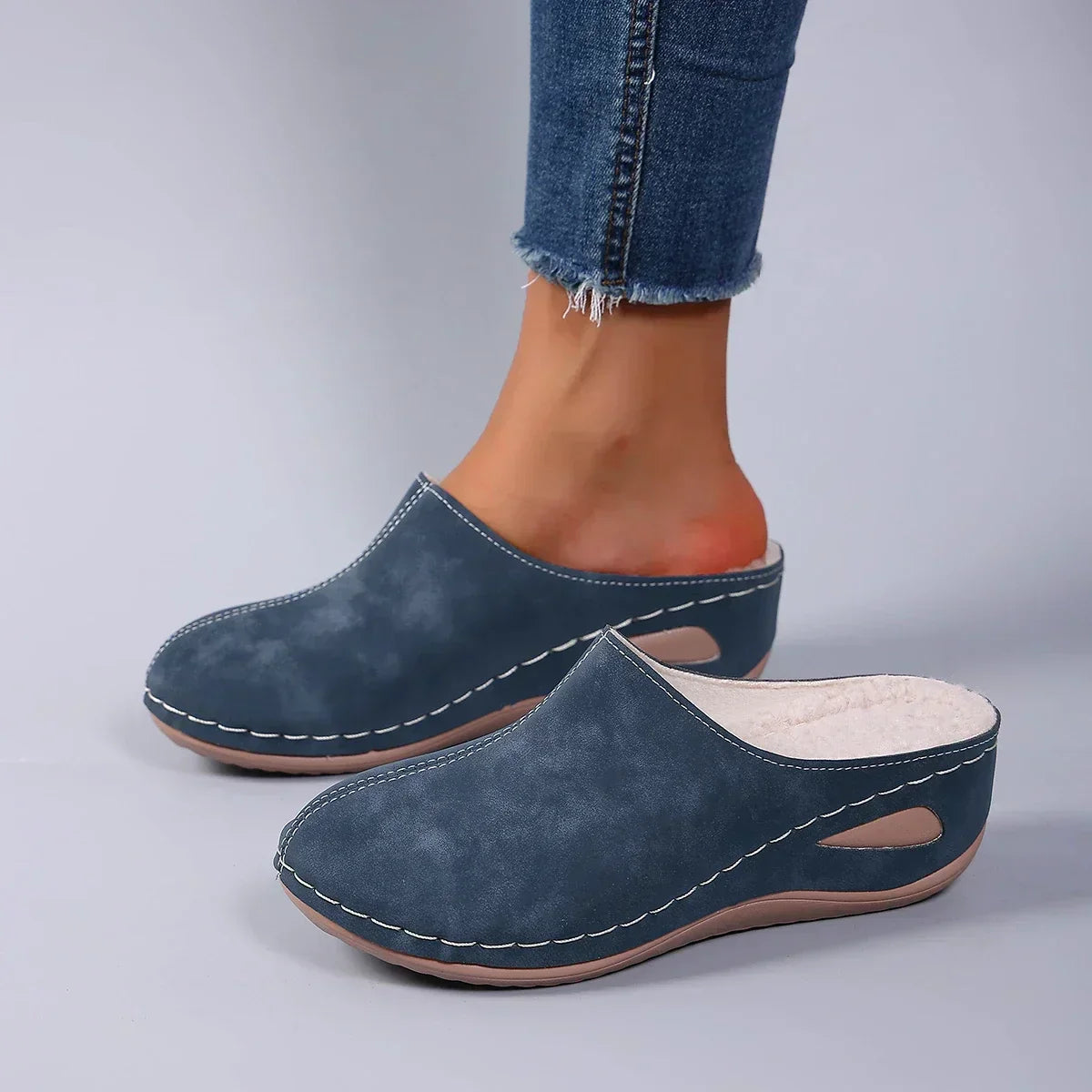 Ingrid™ | Orthopädischen Hausschuhen mit zeitlosem Design